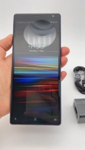 Sony Xperia 10 Plus I4293 4G โทรศัพท์มือถือ6.5 "64GB รอมมาร์ทโฟน Android เดิมปลดล็อคซิมคู่