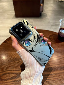 LINGRONG | Japanese Anime Style Shockproof Soft Silicone Phone Case with Full Camera Protection