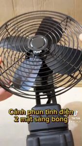 Quạt tích điện 18V 8 inch quạt mini để bàn sử dụng pin sạc dung lượng lớn hoạt động trên 6h