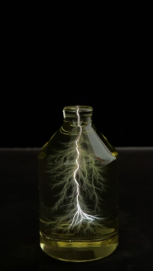 Lightning in a bottle|Lichtenberg diagram|Lightning specimens|Lightning crafts ornaments and gifts Home furnishings