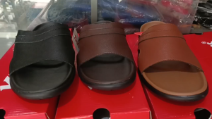 Sandal Kicker Casual Kulit Asli Gaya Klasik Warna Coffee/Hitam Ukuran 39-43