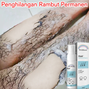 Spray Penghilang Bulu Hair Removal Tanpa Iritasi / Waxing Bulu - Krim Waxing Non-Irritating Perontok Bulu Ketiak untuk Melembapkan Anti Iritasi dan Anti Chicken Skin dengan Niacinamide [BPOM]