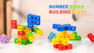 100PCS Math Linking Cubes TPR Counting Blocks Montessori Educational Toy Kids Early Learning Gift