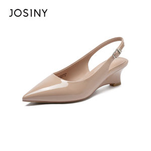 Josiny | Pointed Toe Open Heel Pumps Womens Autumn New Style Elegant Shoes