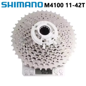 SHIMANO | Shimano DEORE M4100 Cassette 10 Speed Mountain Road Bike Cassette Flywheel 11-42T MTB Bicycle Accessories