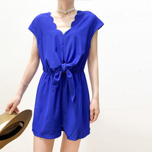 Đầm Một Mảnh Hở Lưng Hở Vai Cổ Chữ V Sâu Mát Mẻ Mùa Hè Cho Nữ Quần Short Tay Ngắn Đầm Dự Tiệc Thời Trang