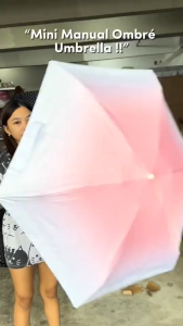 MGHL0792 Payung Lipat Mini Gradasi Anti UV UPF 50+ Bahan Premium VS-100 Desain Gradasi Elegan