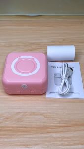 เครื่องปริ้นพกพา เครื่องพิมพ์บลูทูธแบบพกพา Mini Printer เครื่องปริ้นพกพาไร้หมึก เครื่องปริ้นสติ๊กเกอร์ เครื่องพิมพ์ฉลาก ปริ้นใบเสร็จ