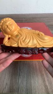 Tượng Phật Thích Ca Mâu Ni Trang Trí Taplo Ô Tô Bàn Làm Việc Cao Cấp Sang Trọng