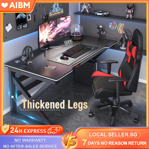 AIBM Ergonomic PC Computer Desk Gaming Table Computer Desk Office Table Home Desk Student Learning Writing Desk