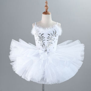 Váy Biểu Diễn Ballet Cho Trẻ Em Váy Xòe Nhỏ Váy Biểu Diễn Vai Nhỏ Heo Đất Váy Cotton Polyester Cho Bé Gái Dưới 17 Tuổi
