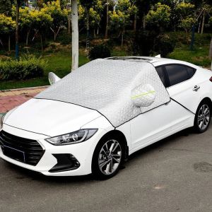 Car Sun Snow Shield Frost Prevention Frost Car Cover Front Windshield Sunshade Thickened Snow Shield Auto Coat