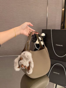 MY&FSNH | Retro Soft Leather Bucket Bag For Women Multi-way Wear