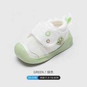 Slxzy Baby Shoes Boys Learning to Walk Summer Mesh Soft Bottom Shoes Girls Toddler Shoes Anti-Kick Anti-Slip Low Cut Casual Shoes