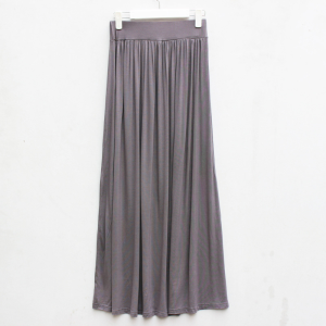 All-Match Modal Skirt Womens Summer Slim fit Slimming High Waist Big Hemline Pleated Skirt A Word Skirt Base Skirt Long dress