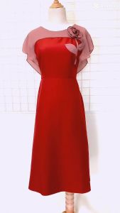 (VT)Đầm Trung Niên Trẻ Trung Thiết Kế Trang Nhã Thanh Lịch Sang Trọng Đi Tiệc Cao Cấp Cho Mẹ U40 U50 lt1035