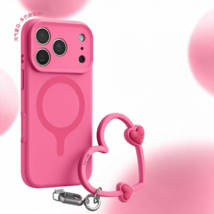 YILONG | Full-body Protective Magnetic Phone Case with Charm Strap for Apple iPhone 18ProMax/17Pro/16Pro