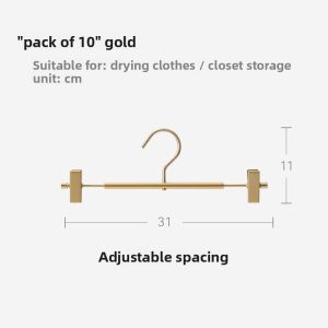 EACHY | Non-Slip Anti-Scratch Pants and Skirt Hanger with Clips