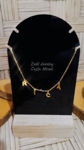 Kalung Nama Zedd Jewelry: Warna Silver & Emas Tahan Lama Anti Karat