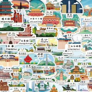 120 Miếng Dán Nổi Nổi Tiếng Toàn Cầu DIY Trang Trí Mặt Bàn Chống Thấm Nước Miếng Dán Nổi Hoạt Hình Hoạt Hình Văn Hóa