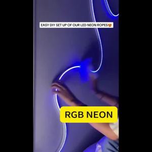 Neon 5V RGB Led Strip 1M 2M 3M 5M Ip65 Rgb Neon Lamp Tape and Remote for Diy Neon Deocoration for Home Cabinet Decor