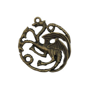 5/20 Chiếc Rồng Bay Hạt Charm Hợp Kim Phong Cách Vintage Âu Mỹ Phụ Kiện Động Vật Cá Tính Thời Trang Kẽm Hạt Charm