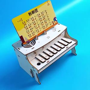 Meade | Bộ Đồ Chơi STEM Mô Hình Đàn Piano Điện Tử Bằng Gỗ Tự Làm Dành Cho Người Lớn Thí Nghiệm Âm Thanh Vật Lý Đồ Chơi Khoa Học Giáo Dục Quà Tặng Khuyến Nghị Cho Độ Tuổi Từ 14 Trở Lên