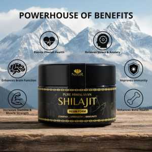 Noor Shilajit Pure Himalayan | 25gr-30gr | Stamina & Immunity Booster