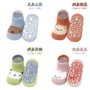 ถุงเท้าเดินบนพื้นสำหรับเด็ก Pure Cotton ฤดูใบไม้ผลิ ฤดูใบไม้ร่วง ฤดูร้อน ป้องกันความร้อน ป้องกันการลื่น ถุงเท้าเด็กชายและเด็กหญิง ถุงเท้าเด็กเล็ก ถุงเท้าเด็กวัยเตาะแตะ