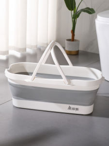 Maryya | Folding Large Capacity Rectangular Mopping Bucket Plastic