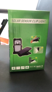 Solar Camping Clip-On Tent Light Clip-On Motion-Sensing Solar Garden Light Motion-Sensing Street Light Emergency Flashlight solar outdoor lights