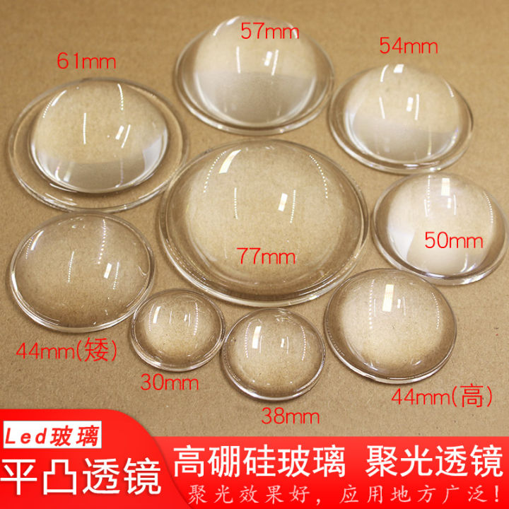 Led Condenser Lens 38 Optical Glass 30 Flats Convex Lens 445057 77