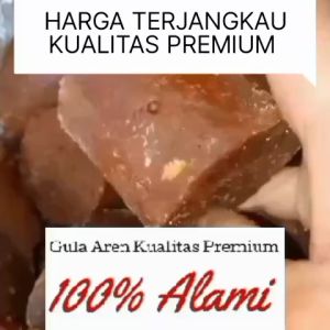 Gula Aren Kawung 1Kg Asli 100% Organik Pilihan Sehat Padat Kualitas Premium JAMINAN UANG KEMBALI JIKA PRODUK MENGECEWAKAN gula aren cetak Bungkus Daun Dan Plastik Murni 1000gr 500gr gula aren asli bungkus daun plastik