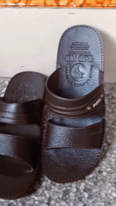 Sandal Pria Sandal Cowok Slop Ban 2 Terbaru Sandal Kulit Anti Licin Grand Polo