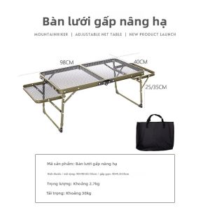 Mountainhiker | Bàn Dã Ngoại Gấp Đựng Được Trong Túi Aluminium Hợp Kim