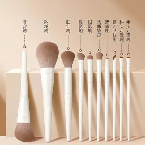 Perting Makeup Brush Set Professional Beginner Eyeshadow Blush Contour Full Size Foundation Concealer Highlighting Tools