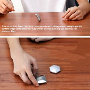 Flipo Flip Fidget Toys Rotating Kinetic Alloy Desktop Toys for Adults Office Fidget Spinner Anti Stress Relief Toys for Children