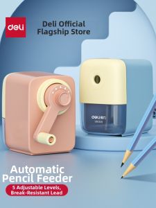 deli | Automatic Feed Teacher-Recommended Kids Student Friendly Portable Pencil Sharpener