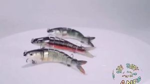 Kail Pancing Bentuk Ikan Hidup Umpan Pancing Lure Casting Jointed 8 Segment 14.2Cm Alat Pancing Tiruan Ikan Mekar Sakti