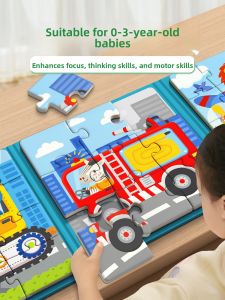STARRY ARK | Educational Magnetic Construction Vehicle Puzzle for 3-6 Year Olds