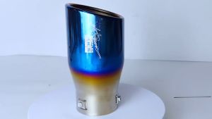 Double Wall HKS JAPAN ORIGINAL BURN TIP FOR SUV AND PICK UP MUFFLER STAINLESS 3.0 with Original HKS BOX