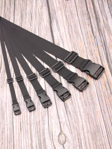Nylon Binding Strap Buckle Elastic Insert Strap Simple Waist Belt Pillow Cushion Fixed Strap Outdoor Sports Bag Accessory