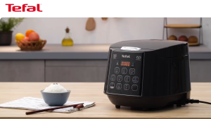 Tefal Easy Rice Plus Fuzzy Logic Spherical 1.8L Rice Cooker - RK736B