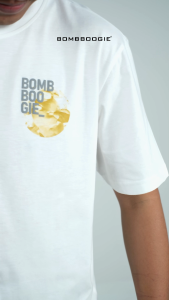 Bombboogie Kaos Pria Regular Levion Offwhite Exclusive Online 2.0 12F37B4OW