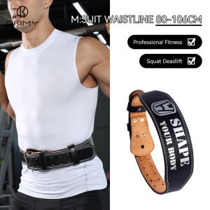 OKIMY Fitness Belt Premium PU Weightlifting Belt for Squats Deadlifts Adjustable Gym Training Belt for Men Women Lower Back Support