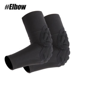 2PCS Kids Knee & Elbow Pads Honeycomb Compression Sleeves Non-Slip Protective Gear for Basketball Football Skateboarding Cycling
