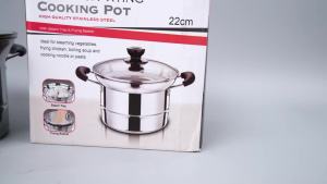 Nồi Chiên Sâu Lòng Bằng Thép Không Gỉ Có Giỏ Lọc Đa Năng Di Động Dùng Được Cho Món Tempura Và Các Mục Đích Sử Dụng Thông Thường