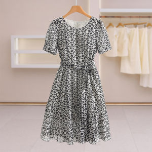 Floral Fit-and-Flare Sleeveless Summer Dress