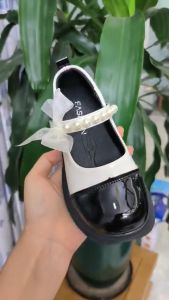 Giày Búp Bê Tiểu Thư Dáng Vintage Giày Bé Gái Phong Cách Hàn Quốc Xinh Xắn 5A