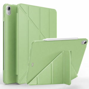 Ốp Lưng Trong Suốt Y-Fold Flip Dành Cho iPad Thế Hệ 10/11 2025 Tương Thích Với iPad 7/8/9 10.2 Air 4/5 10.9 6/7 11 Pro 11 Mini 6/7 - Vỏ PU Chống Sốc